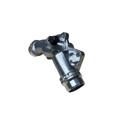 metal thermostat housing for m54|e46 enhanced thermostat housing.